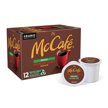 McCafé Decaf Premium Medium Roast K-Cup Coffee Pods (12 Pods) by McCafe – 12 Count (Pack of 1)