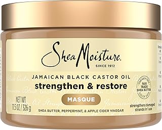 Shea Moisture Jamaican Black Castor Oil Treatment Masque 11.5 Ounce (Pack of 12)