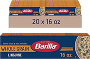 Barilla Whole Grain Linguine Pasta, 100% Whole Grain Pasta, 16oz. (20PK)