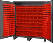 Durham SSC-722484-BDLP-264-1795 Bin Cabinet, 84" Overall Height, 72" Overall Width, Total Number of Bins 264