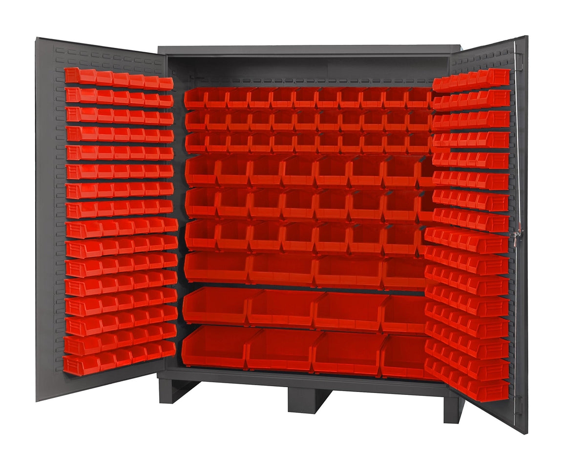 Bin Cabinet by Durham – Blend, Chrome, Model SSC-722484-BDLP-264-1795