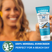 SPF 30 Mineral Sunscreen and Bug Spray by Badger – Commercial Grade