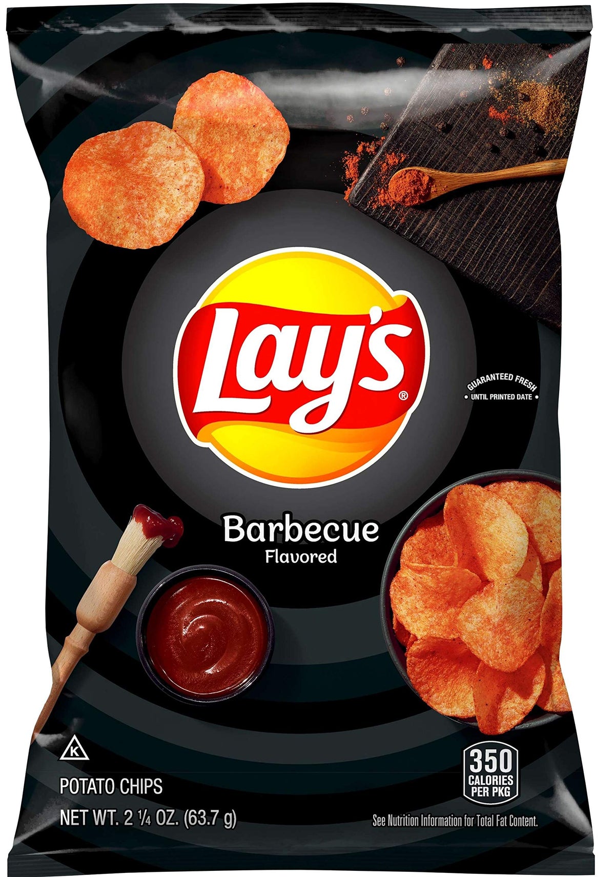 Lays BBQ Potato Chips by Lay's – 2.25 Ounce (Pack of 24), Pack of 24