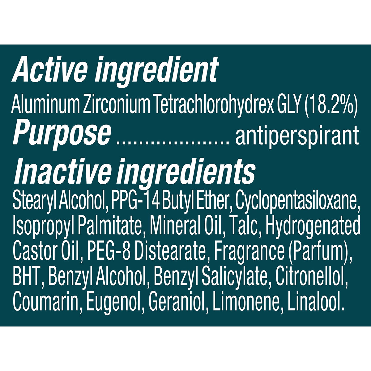 Degree 2.7 Ounce (Pack of 4) / Fragranced / Light Green Antiperspirant Deodorant