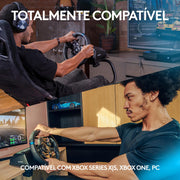 COMOBELIEF Volante G923 para Xbox Series X|S by Logitech – Black, Model 941-000157