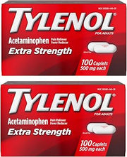 Tylenol Extra Strength Caplets, 500 mg Acetaminophen, 200 ct