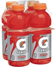 Gatorade Thirst Quencher Sports Drink, Fruit Punch, 20oz Bottles, 4 Pack, Electrolytes for Rehydration