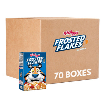 Kellogg's Original Breakfast Cereal 5.25Lb 70 Count by Frosted Flakes – 0.08 Ounce (Pack of 70), Pack of 70, Model 21962