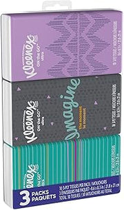 Go Pack Facial Tissues by Kleenex – 10 Count (Pack of 3), Paper, White, Pack of 3, Model 11976