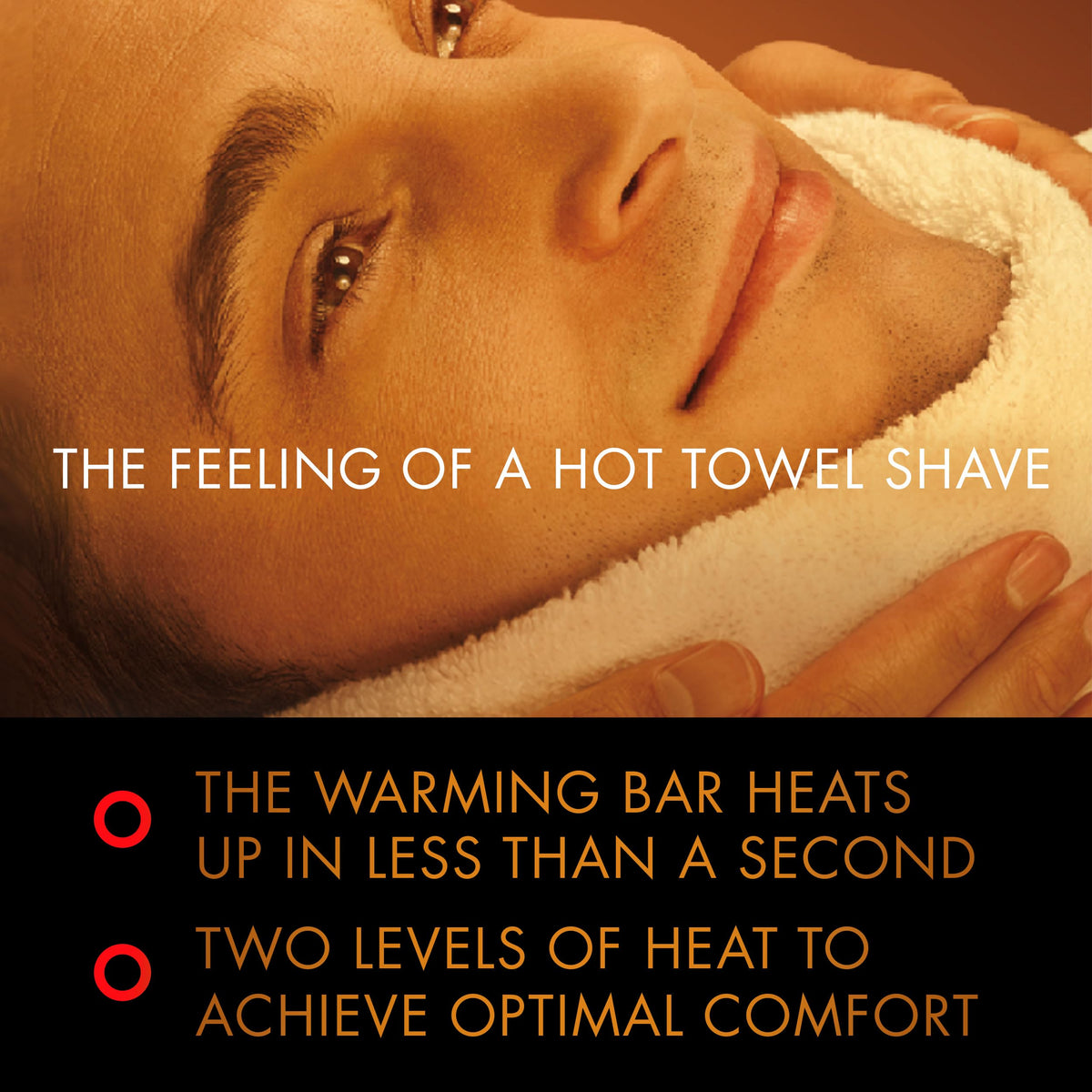 Labs Heated Razor Gold Edition - 1 Handle by Gillette – 1 Count (Pack of 1), Aluminum, N/A