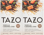 Tea,Vanilla Carmel Chai by TAZO – 20 Count (Pack of 2), Pack of 2, Model 225AA
