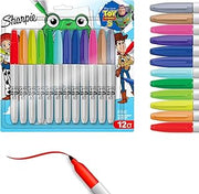 Sharpie Permanent Markers, Toy Story 5 Packaging, Assorted, Fine Point, 12 Count
