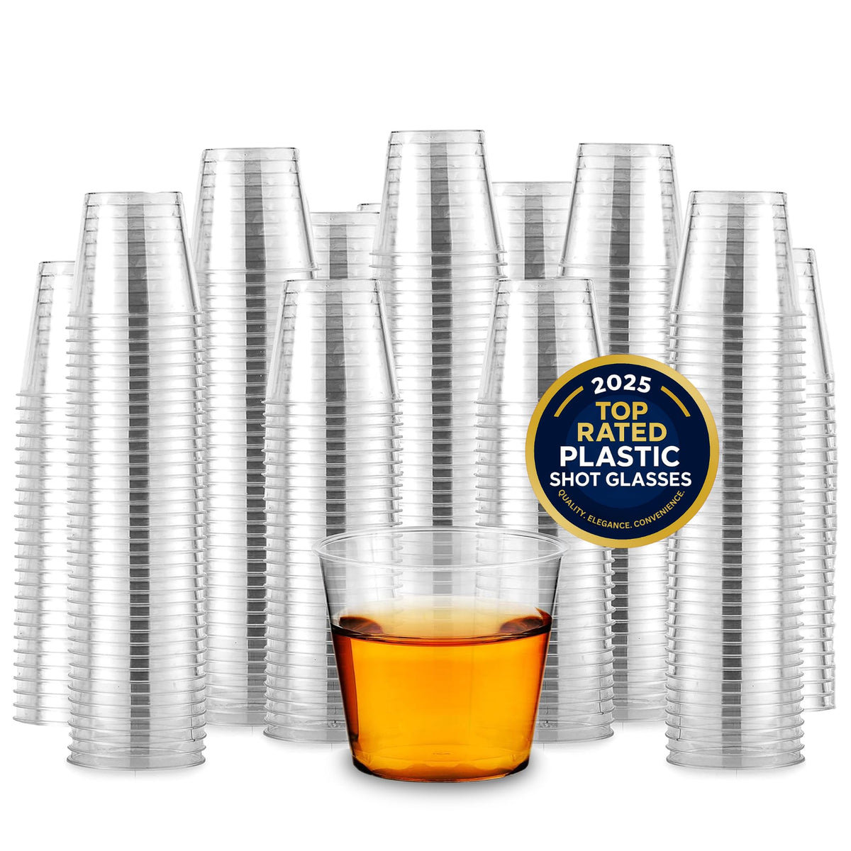 Stock Your Home 2000 Pack / 1.0 ounces / Clear Shot Glasses