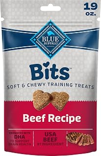 Blue Buffalo Bits Beef Training Treats, 19 oz