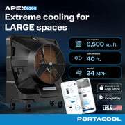 Portacool 6500 SQ. FT. / Black / Industrial Portable