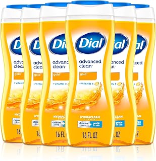 Dial Body Wash, Advanced Clean Gold, 16 fl oz, Pack of 6