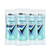 Antiperspirant for Women Pure Clean 2.6 oz by Degree – 2.6 Ounce (Pack of 4), White, Pack of 4, Model 10079400484151