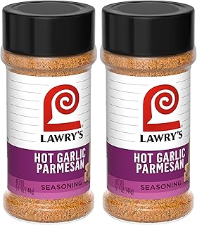 Lawry's Hot Garlic Parmesan Seasoning, 5.11 oz (Pack of 2)