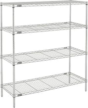 METRO Professional's Choice Commercial-Grade NSF Shelving Unit - Multipurpose Adjustable Wire Shelf for Home, Garage, Kitchen and More - 4 Shelves, 18" W x 48" L x 54" H - Chromate