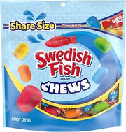 Swedish Fish Chews Soft & Chewy Candy, Share Size, 8.12 oz