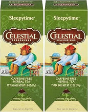 Celestial Seasonings Sleepytime Herbal Tea, 25 Tea Bags, (Pack of 2)
