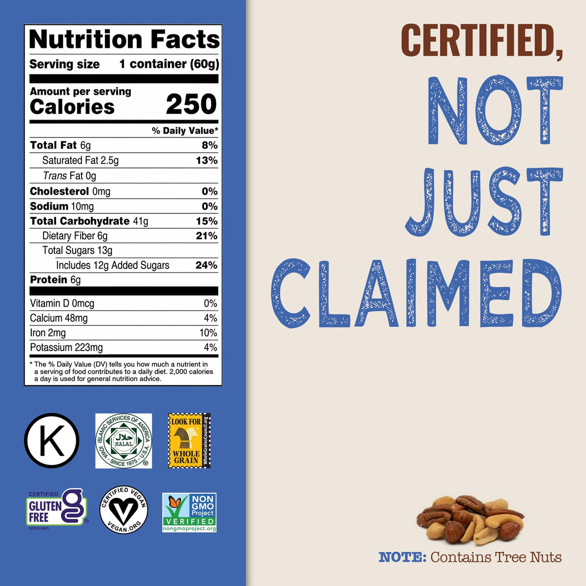 Modern Oats Coconut Almond / 2.11 Ounce (Pack of 12) / 1 Breakfast Foods