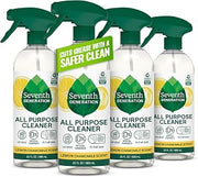 Seventh Generation All Purpose Cleaning Spray Surface Cleaner Lemon Chamomile scent Cuts Grease 23 oz, Pack of 4
