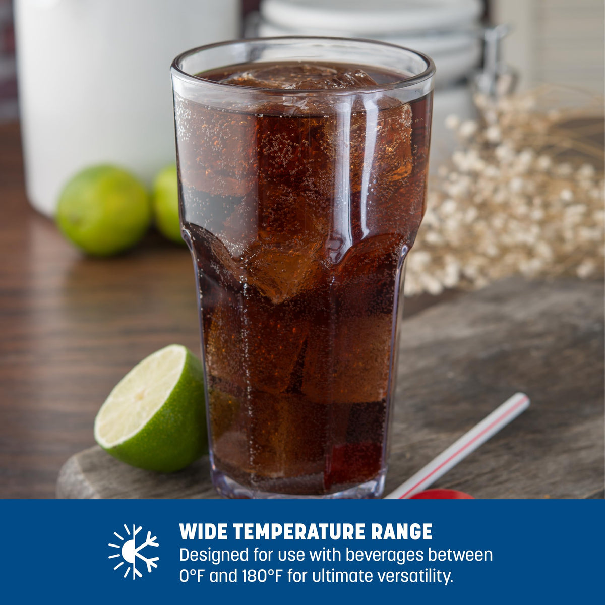 Carlisle FoodService Products 20 Ounces / 24 Pack / Clear Tumblers & Water Glasses