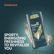 Advanced Antiperspirant Deodorant Sport Defense 2.7 oz 4 Count by Degree – 2.7 Ounce (Pack of 4), Pack of 4