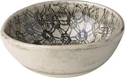 Lenox Wonki Ware Black Starburst Dipping Bowl