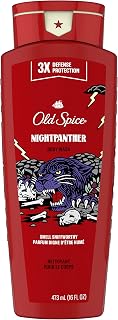 Old Spice Body Wash for Men, Nightpanther, Long Lasting Lather, 473 Milliliters