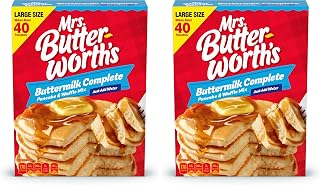 Mrs. Butterworth's Complete Buttermilk Pancake and Waffle Mix, 32 oz (Pack of 2)