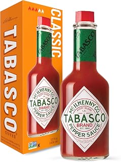 TABASCO Brand Original Red Pepper Sauce, Hot, 12 Oz Glass Bottle (1-Pack)