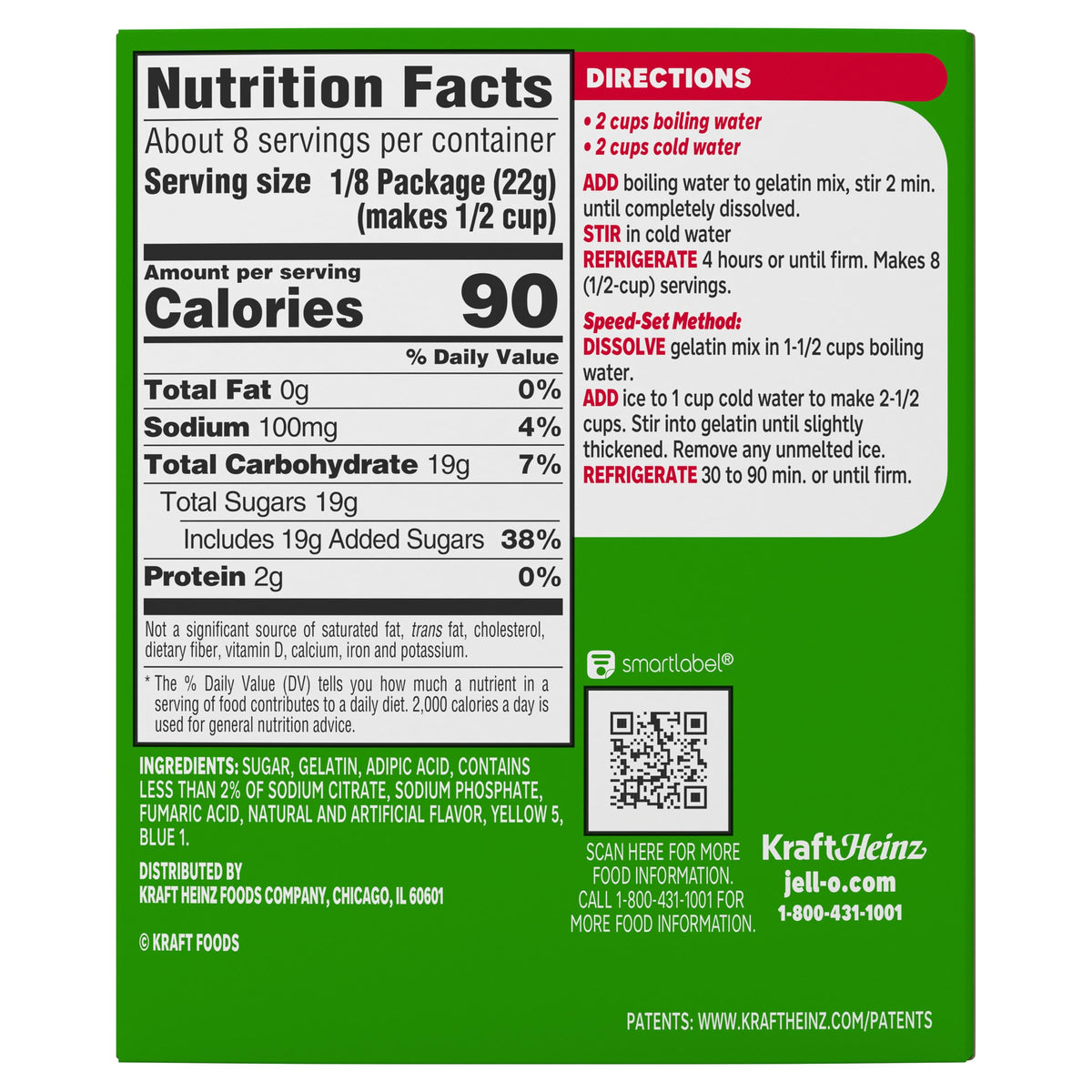 Gelatin Dessert Mix by Jell-O – 6 Ounce (Pack of 1), Model 4300020056