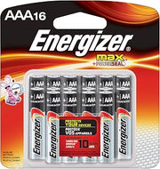 Energizer AAA Batteries, Triple A Battery Max Alkaline (16 Count)