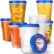 Stock Your Home 32 oz / Blue / 6 Pack Container Sets