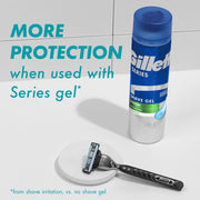 Mach3 Razor Refills for Men by Gillette – 4 Count (Pack of 1), Blue, Model 4338387493