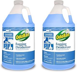 OdoBan Fogging Deodorizer Concentrate, Made in the USA, Set of 2, 1 Gallon Each