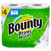 Bounty Prints / 1 / 135 Count (Pack of 2) Paper Towels
