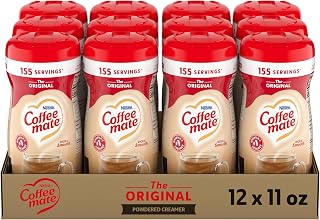 Nestle Coffee mate Coffee Creamer, Original, Powder Creamer, 11 oz Canister (Pack of 12)