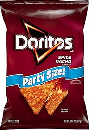 Doritos Tortilla Chips Spicy Nacho, 14.5 Oz
