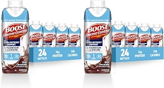 BOOST Glucose Control Ready to Drink Nutritional Drinks with Extra Nutrient Support Drink,Rich Chocolate,8 Fl Oz,(Pack of 48)