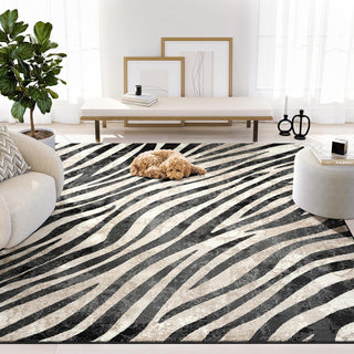 Terra Area Rug for Living Room by Abani – 9' x 12' (Rectangular), Polypropylene, Grey, Model TER160A-9