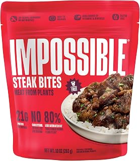 IMPOSSIBLE FOODS Impossible, Steak Bites Plant Based, 10 Ounce