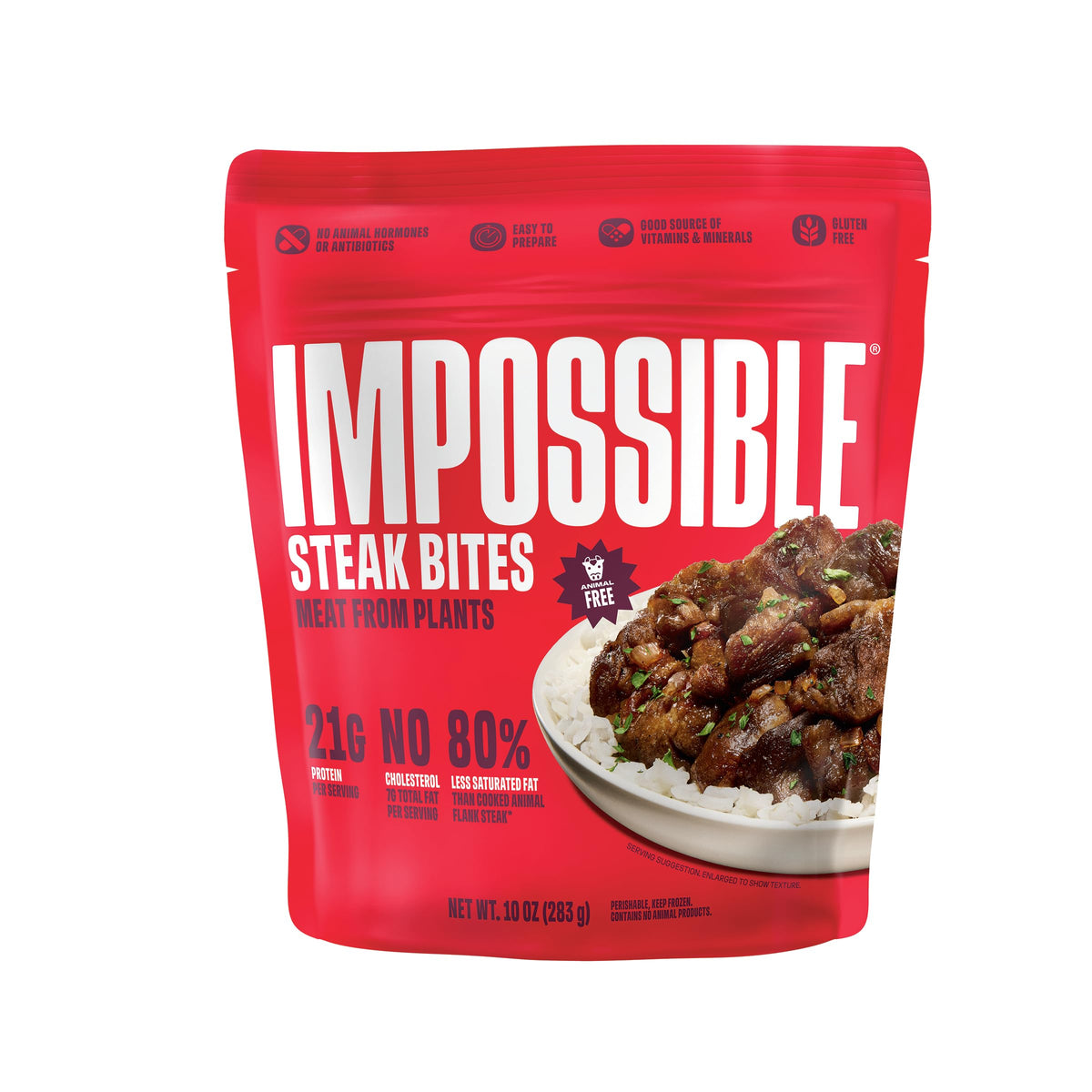 Impossible, Steak Bites Plant Based, 10 Ounce by IMPOSSIBLE FOODS – 10 Ounce, Model 0816697021163
