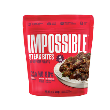 Impossible, Steak Bites Plant Based, 10 Ounce by IMPOSSIBLE FOODS – 10 Ounce, Model 0816697021163