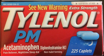 PM Extra Strength Caplets (225 ct.) (2 Pack) by Tylenol – 225 Count (Pack of 2), Pack of 2, Model KY-BYB5-6OP3