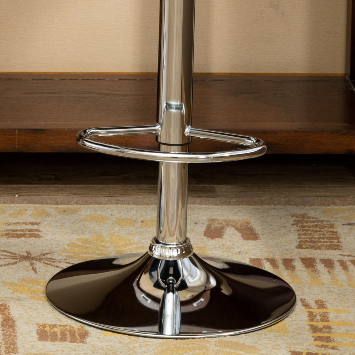 Roundhill Furniture Blue / 20.5" W X 20.63" D X 35" - 43.25" H / Contemporary Barstools