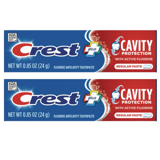Cavity Protection Toothpaste - 0.85 oz - 2 pk by Crest – 0.85 Ounce (Pack of 2), Pack of 2, Model PG-832B