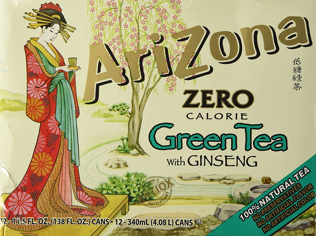 AriZona Green Tea / 11.5 Fl Oz (Pack of 12) / 12 Iced Tea